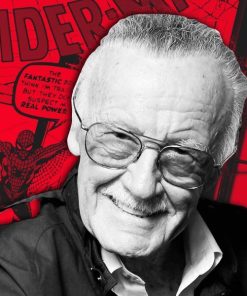 Stan Lee And Spiderman Comic Diamond Painting Kit - DIY