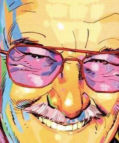 Rainbow Stan Lee Diamond Painting Kit - DIY