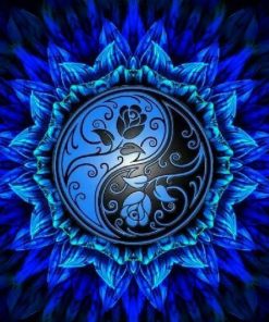 Mandala Yin And Yang Diamond Painting Kit - DIY