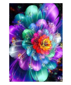 Rainbow Flowers Diamond Painting Kit - DIY Rainbow Flowers-4