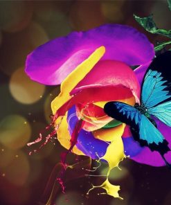 Rainbow Flowers Diamond Painting Kit - DIY Rainbow Flowers-9