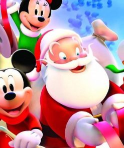 Disney Christmas Diamond Painting Kit - DIY Disney Christmas-5
