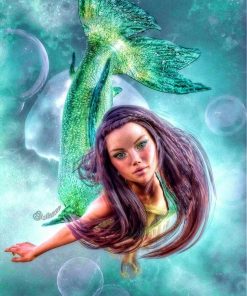 Mermaid Diamond Painting Kit - DIY Mermaid-9