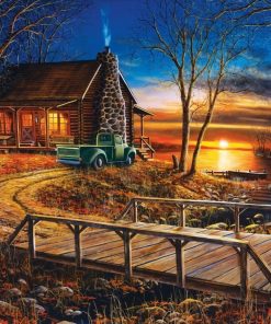 Cabin Cart Diamond Painting Kit - DIY