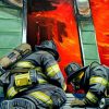 5d Fireman Firefighter Diamond Painting Kit - Premium-1