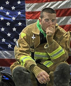 5d Fireman Firefighter Diamond Painting Kit Premium-11