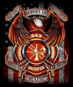 5d Fireman Firefighter Diamond Painting Kit Premium-17