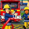 5d Fireman Firefighter Diamond Painting Kit Premium-21