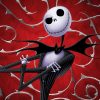 The Nightmare Before Christmas Red Diamond Painting Kit - DIY