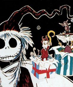 Nightmare Before Christmas Black Diamond Painting Kit - DIY