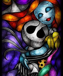 Nightmare Before Christmas Love Diamond Painting Kit - DIY