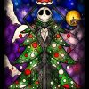 Nightmare Before Christmas Tree Diamond Painting Kit - DIY