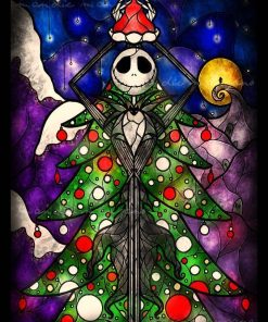 Nightmare Before Christmas Tree Diamond Painting Kit - DIY