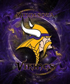 Minnesota Vikings Color Diamond Painting Kit - DIY
