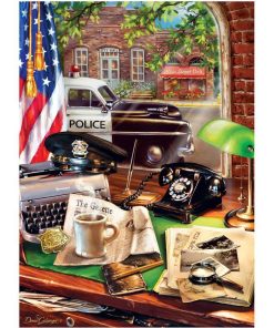 Police Car Diamond Painting Kit - DIY