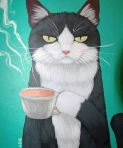 5d Cat Diamond Painting Kit Premium-4