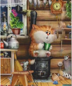 5d Cat Diamond Painting Kit Premium-37