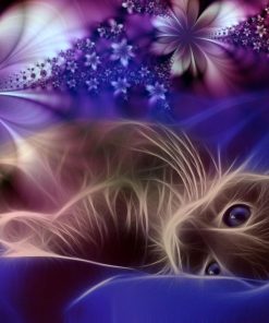 5d Cat Diamond Painting Kit Premium-76